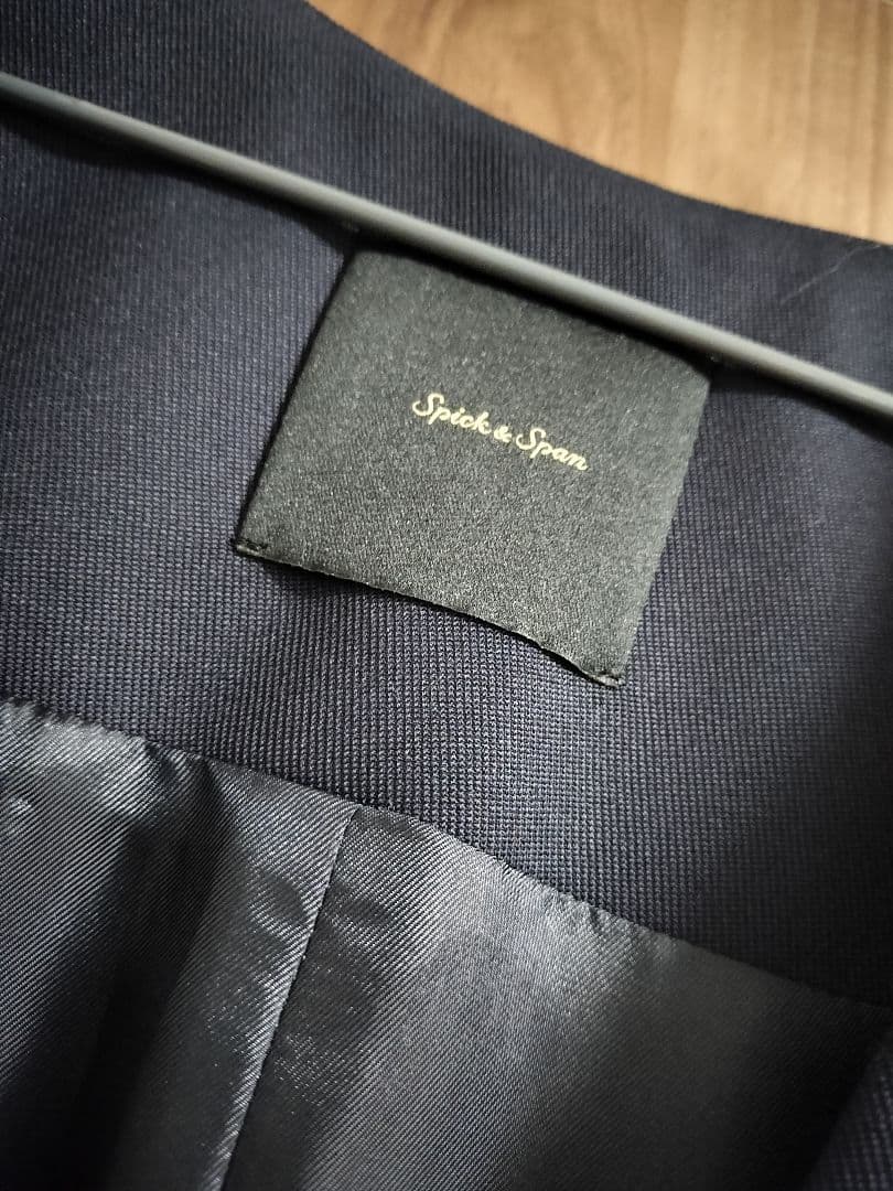未使用Spick & Span ネイビー カルゼオーバージレ