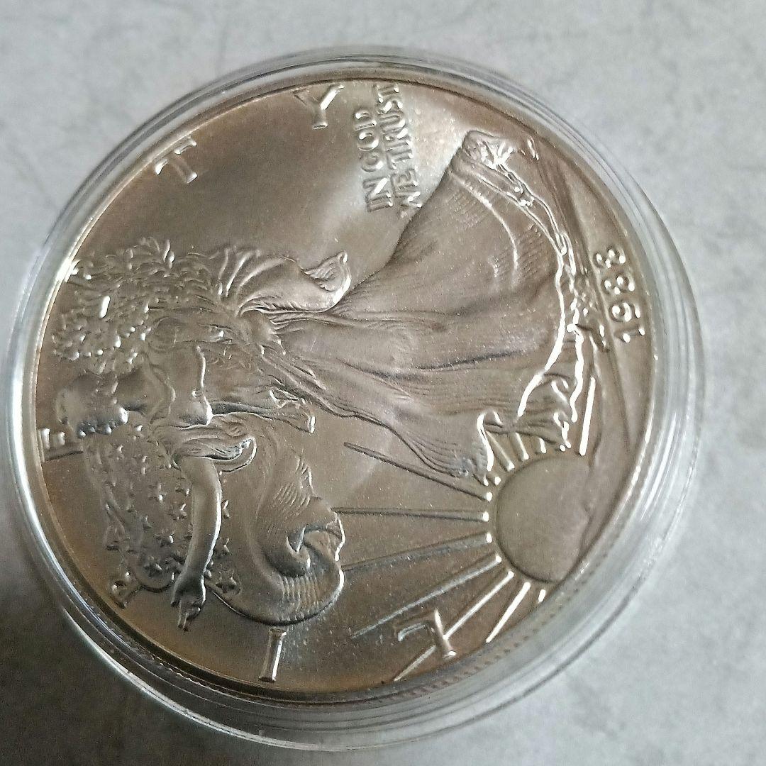 o*o様 イーグル銀貨ウォーキングリバティ1オンス銀貨1988