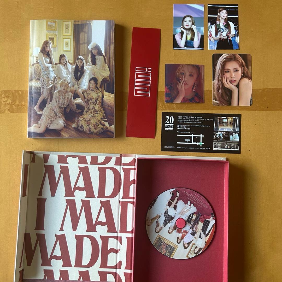 gidle I MADE アルバム スローガン 付属品完備