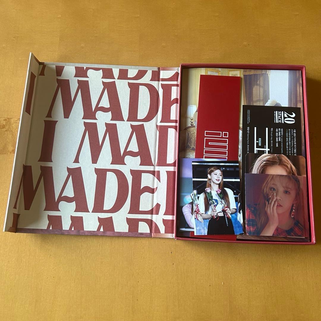 gidle I MADE アルバム スローガン 付属品完備