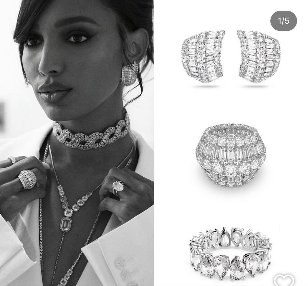 美品✨Swarovski スワロフスキー　Hyperbola リング　58号