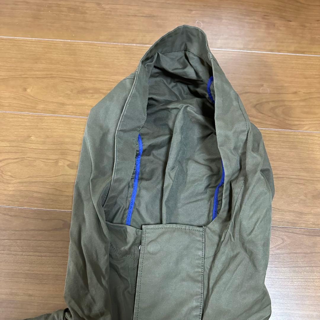 Né-net カーキポンチョ ミトンポケット ハーフコート 美品