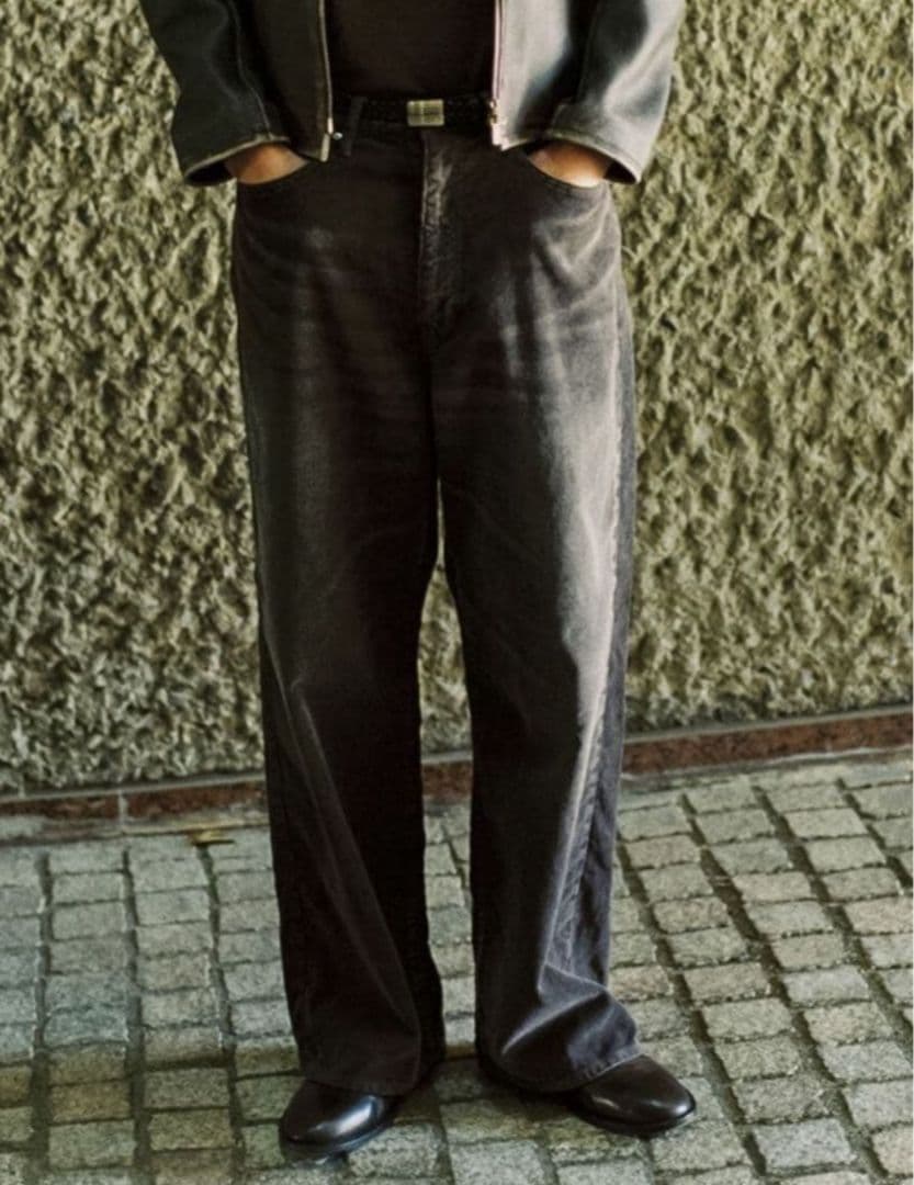 LIDNM SUNBURN AGED CORDUROY PANTS Sサイズ