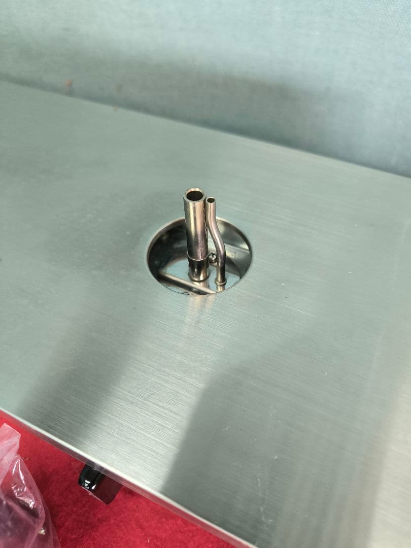 未使用品　山岡金属工業サイフォンガステーブル S-503SD(3連)　都市ガス