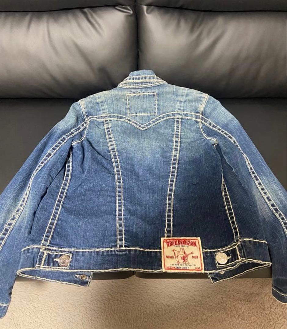 陸*様 1日限定値下げ‼️かつき君着用　true religion デニムジャケ
