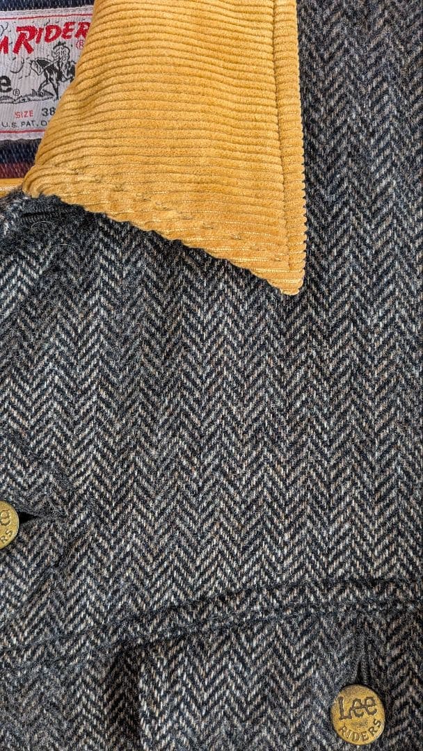 Lee ストームライダー Woolrich別注 ツイード 羊毛 M 美品