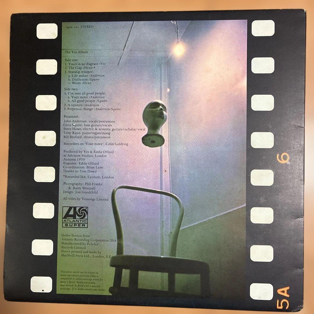 イエス 名盤 レコード UKオリジナル盤