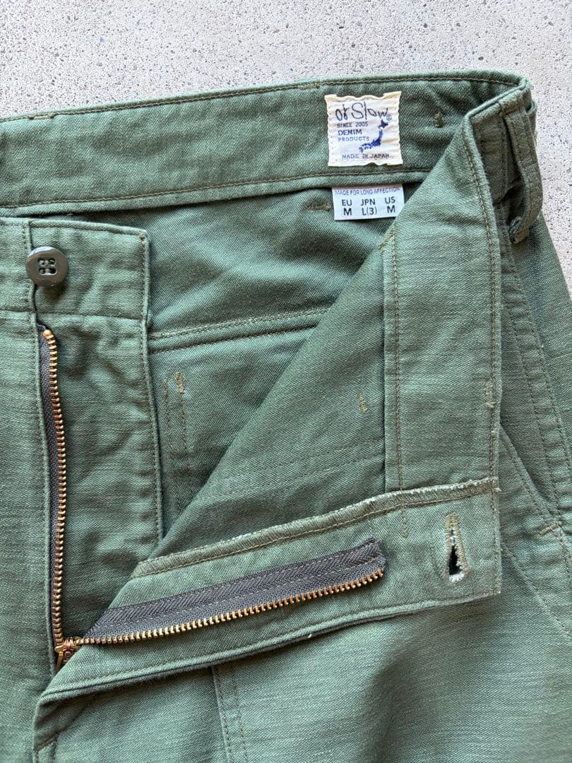 orSlow オアスロウ ファティーグパンツ ベイカーパンツ L 日本製