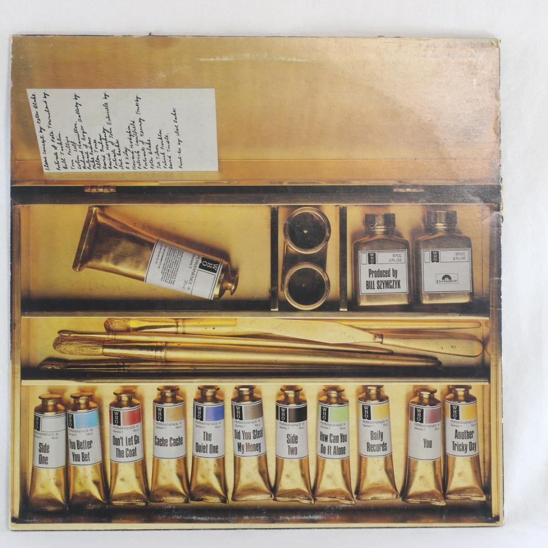 英LP The Who Face Dances UKオリジナル盤 Stereo