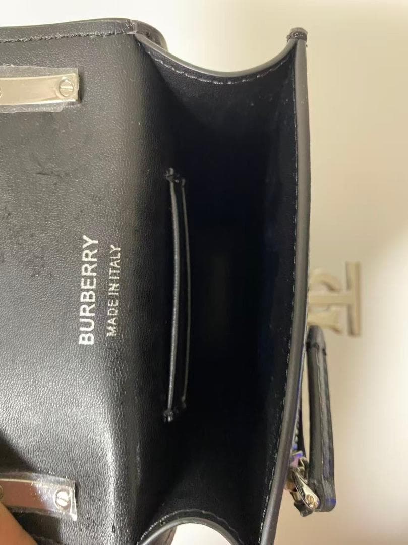 【美品】BURBERRY ショルダーバッグ ブラック