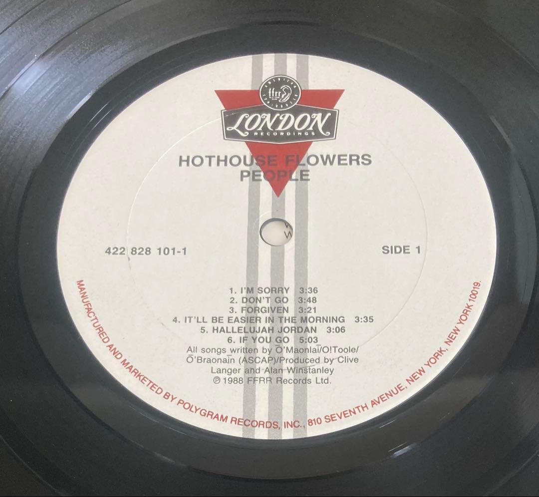 ◾️高音質️USオリジナル盤■HOTHOUSE FLOWERS / ホットハウスフ