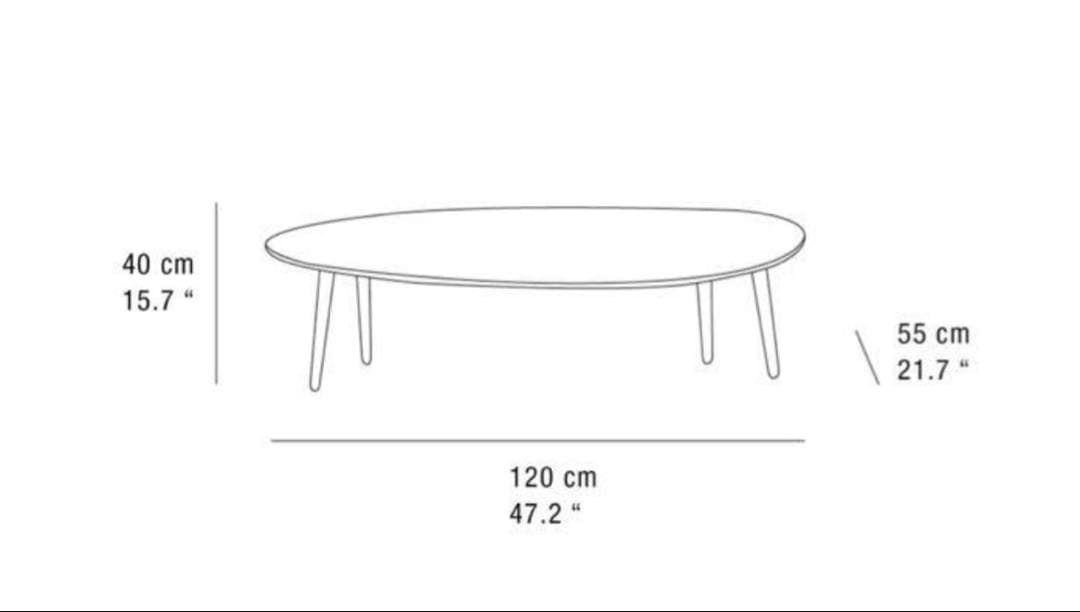 o*3様 ZARA ベベルウッドテーブル幅120cm（定価33,900円