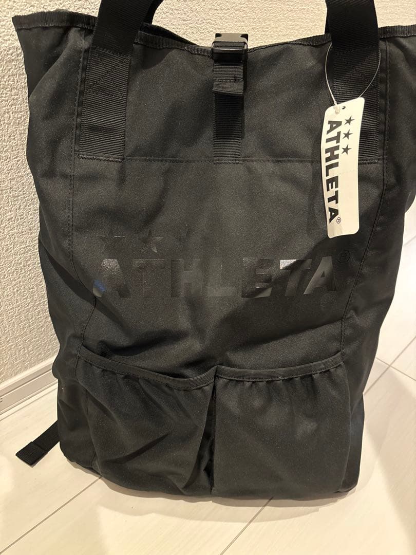 ATHLETA ブラック バックパック　新品・未使用リュック