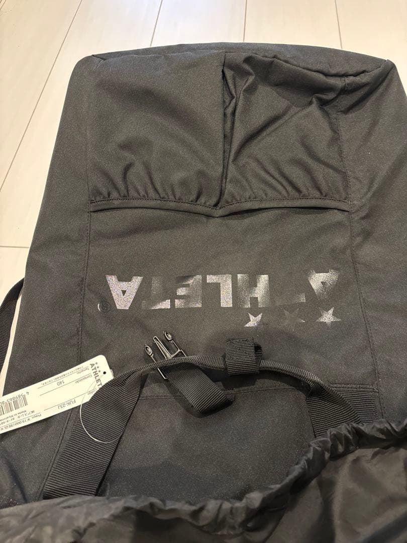 ATHLETA ブラック バックパック　新品・未使用リュック