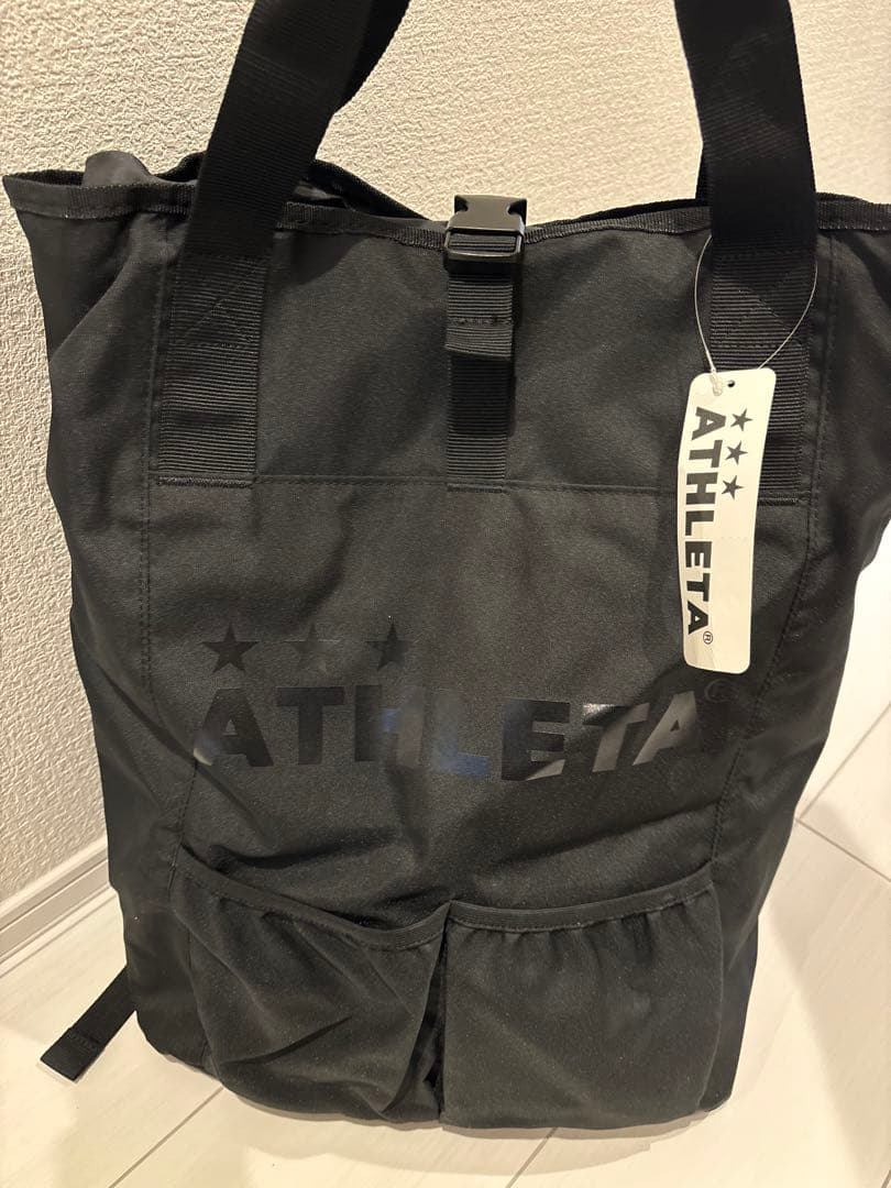 ATHLETA ブラック バックパック　新品・未使用リュック