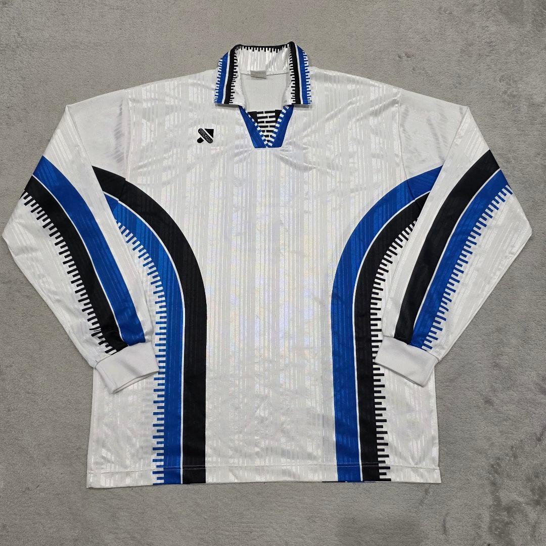 TORELLO　サッカー　ユニフォーム　長袖　上下セット　XL　ホワイト　ブルー