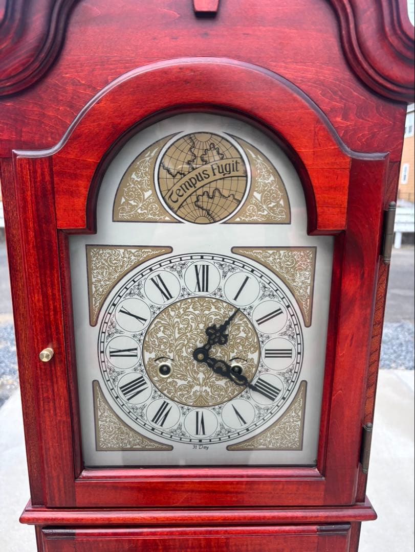 Tempus Fugit ホールクロック 柱時計 ゼンマイ式振り子時計