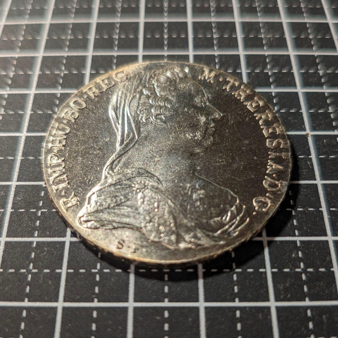 比重ok ターラー銀貨 本物 1780年リストライク シルバー マリア・テレジア