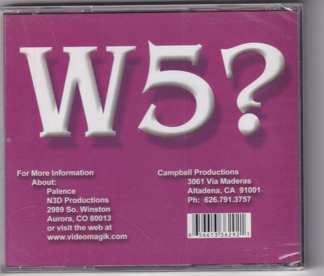 洋楽 W5? Palence CD
