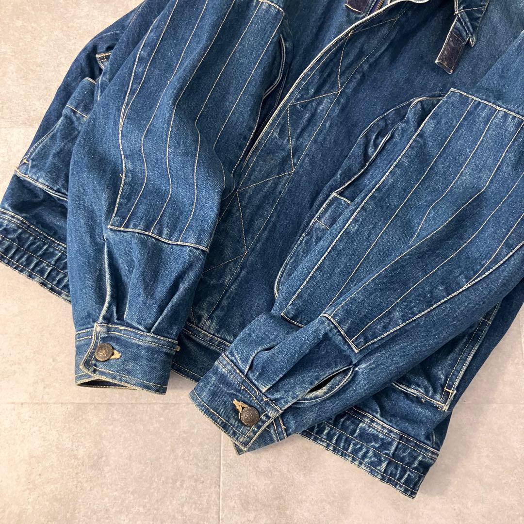 80s 90s archive unknown デニム ボンバージャケット