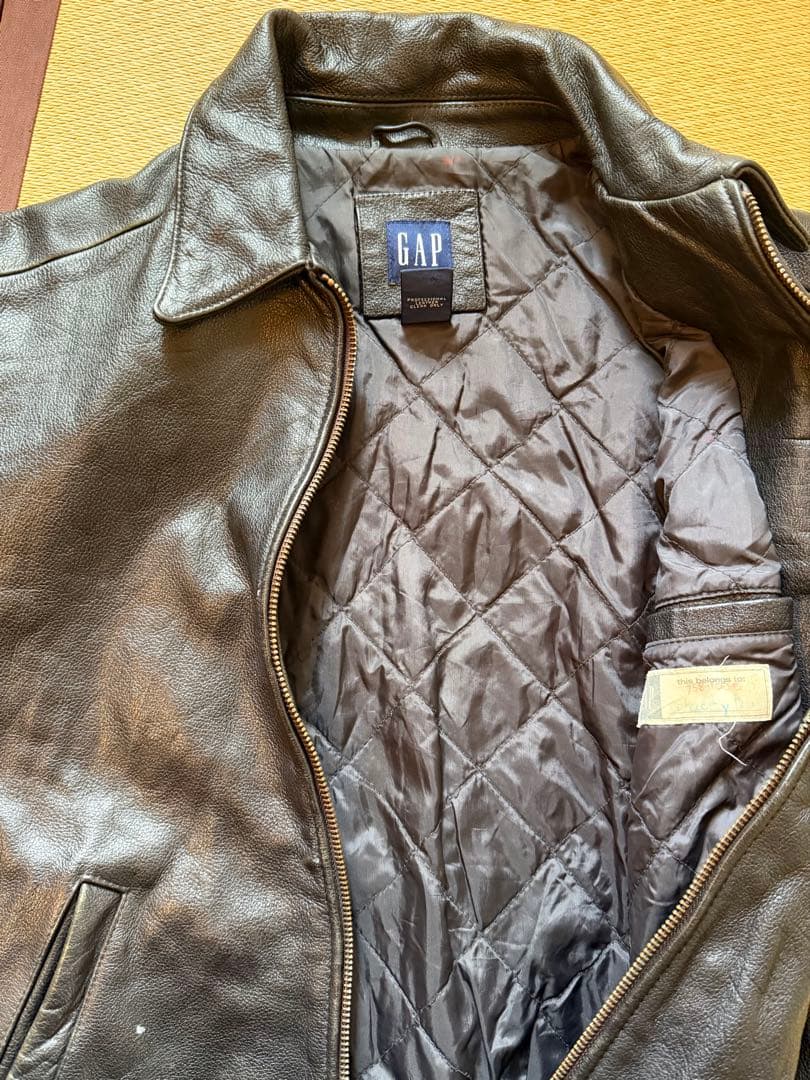 old gap レザージャケット