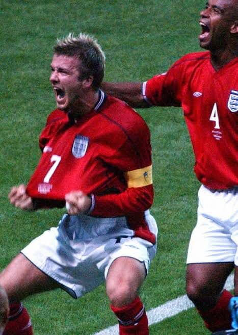 イングランド ベッカム ユニフォーム2002 ワールドカップ アルゼンチン戦