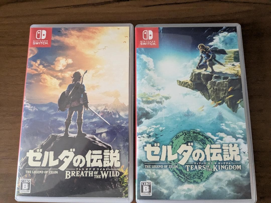 ゼルダの伝説 ブレスオブザワイルド ティアーズオブザキングダム　セット