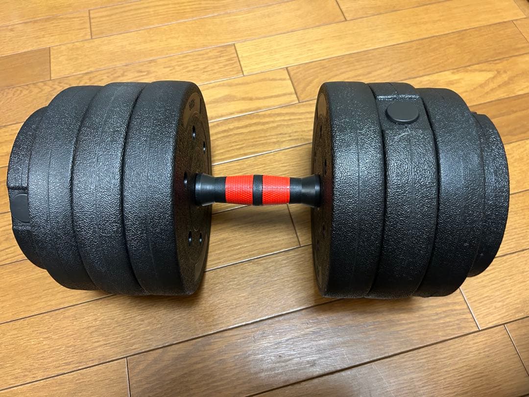 【可変式ダンベル 40kgセット＋腹筋ローラー付き】