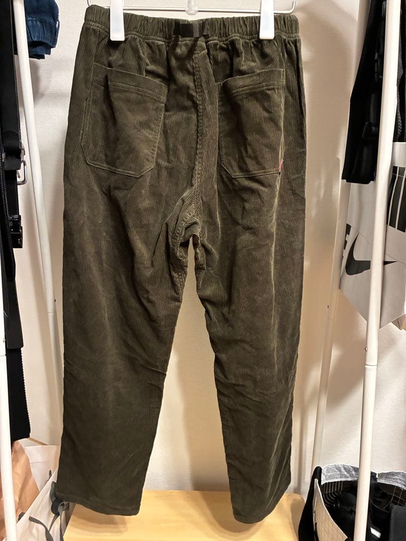 【美品】Gramicci コーデュロイルーズテーパードリッジパンツ M