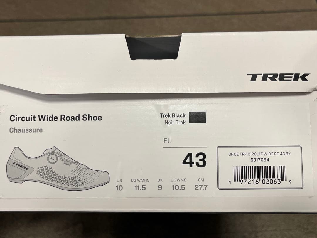 新品TREK サーキット ロードシューズ ワイドサイズ43