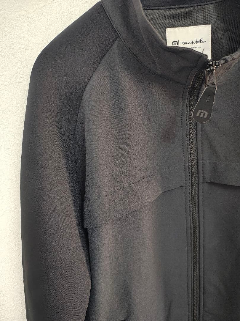 美品！Mサイズ TravisMathewトラヴィスマシュー 袖ニットブルゾン
