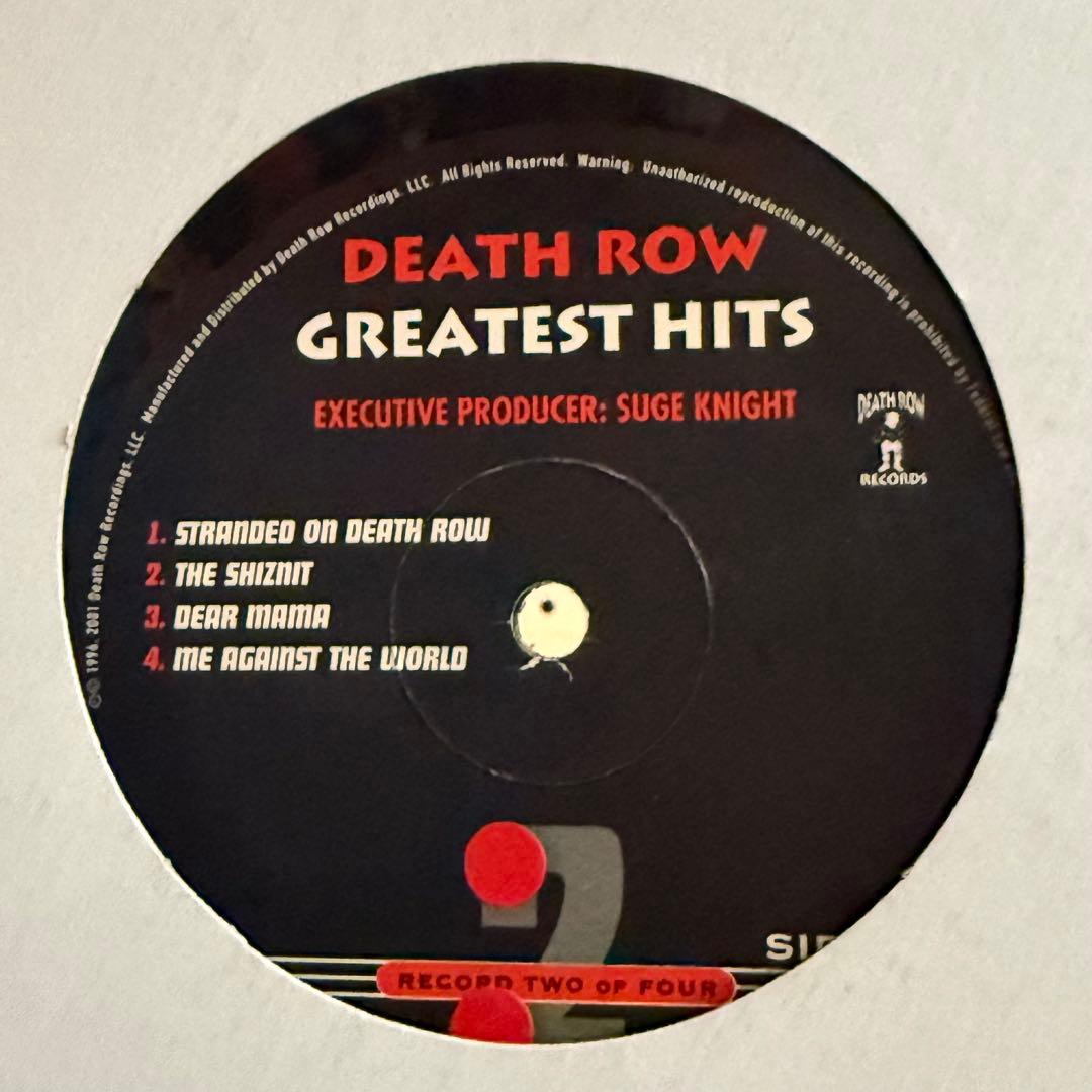 DEATH ROW GREATEST HITS 4枚組レコード