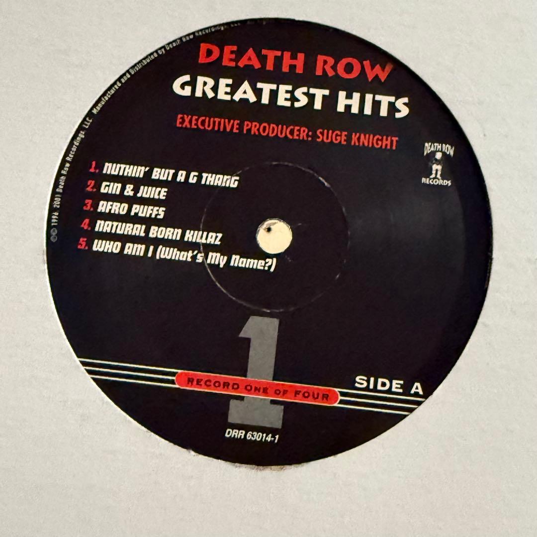DEATH ROW GREATEST HITS 4枚組レコード