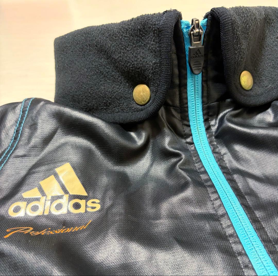 adidasアディダスプロフェッショナル 襟フリースジャンパー(パンツ付)