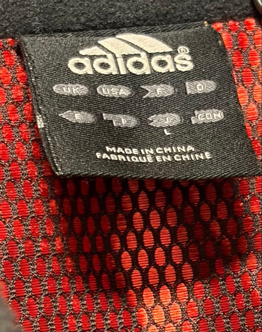 adidasアディダスプロフェッショナル 襟フリースジャンパー(パンツ付)