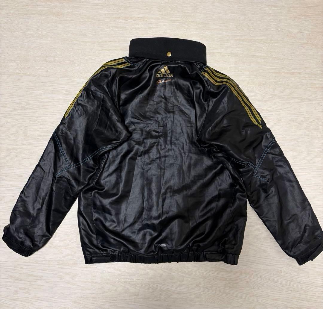 adidasアディダスプロフェッショナル 襟フリースジャンパー(パンツ付)