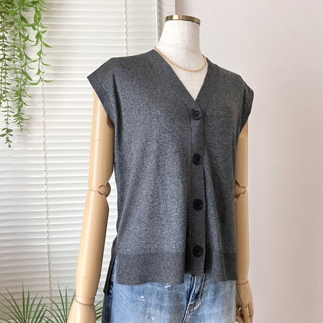 【2024AW】L'ESSAGE GALAXYベスト グレー