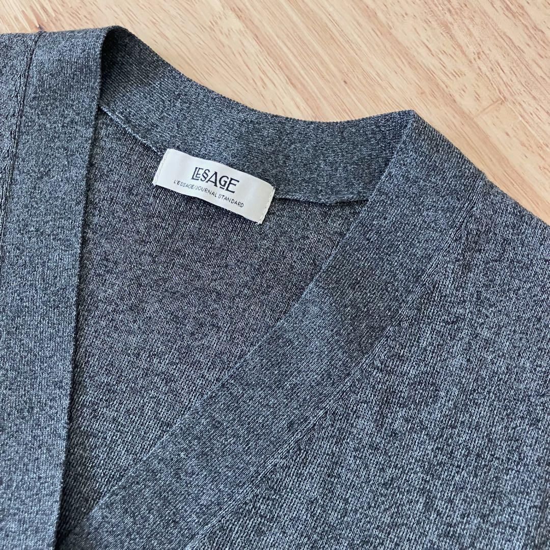 【2024AW】L'ESSAGE GALAXYベスト グレー