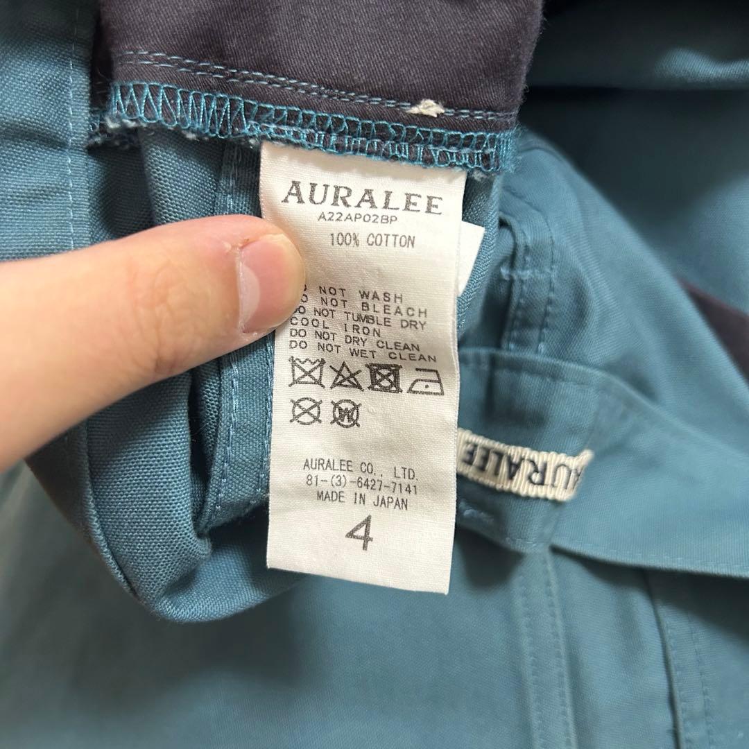 パンツ AURALEE COTTON OILED CANVAS PANTS / 4