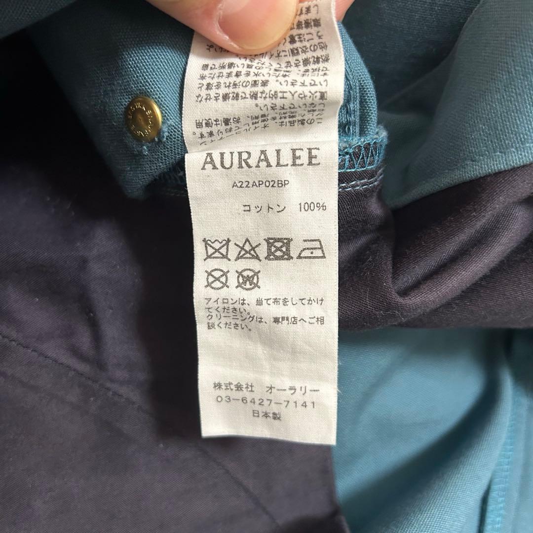 パンツ AURALEE COTTON OILED CANVAS PANTS / 4