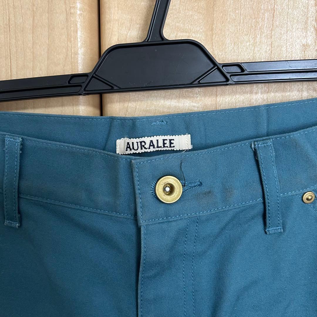 パンツ AURALEE COTTON OILED CANVAS PANTS / 4