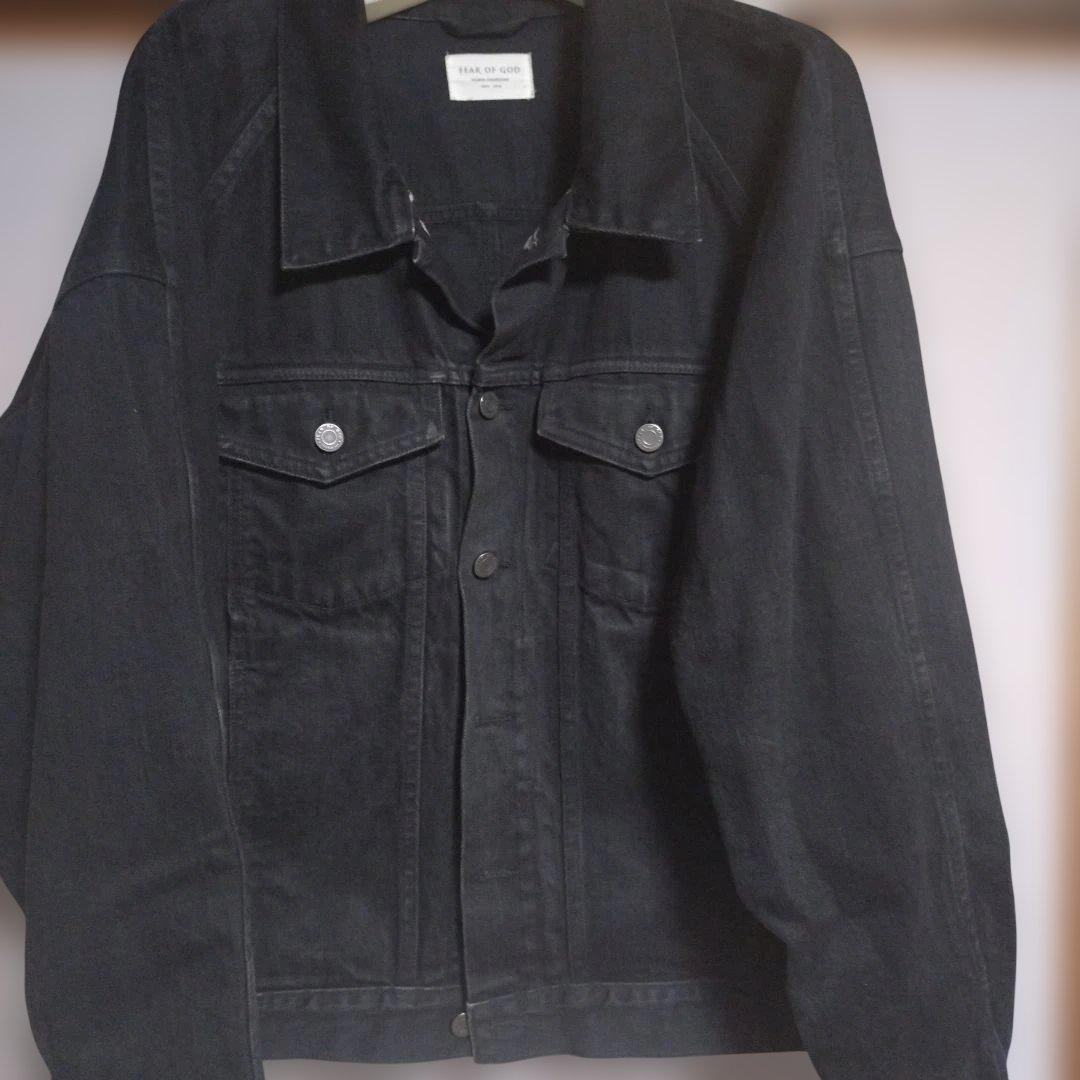 値下げ！超貴重！Fear of God ブラックデニムジャケット