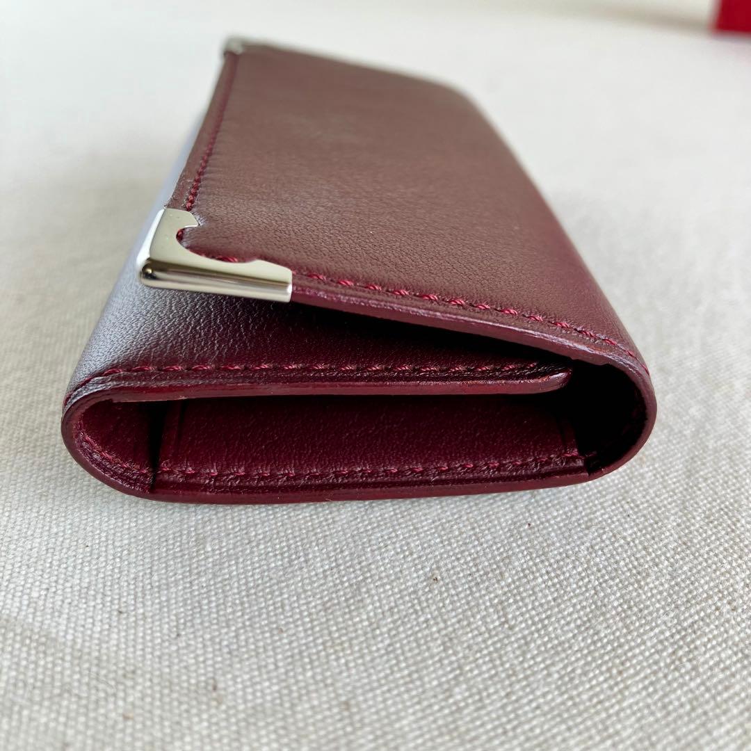 小物 Cartier Key Case Burgundy Leather New