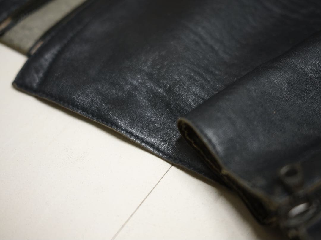 Neil barrett lamb leather jacket サンフレール期