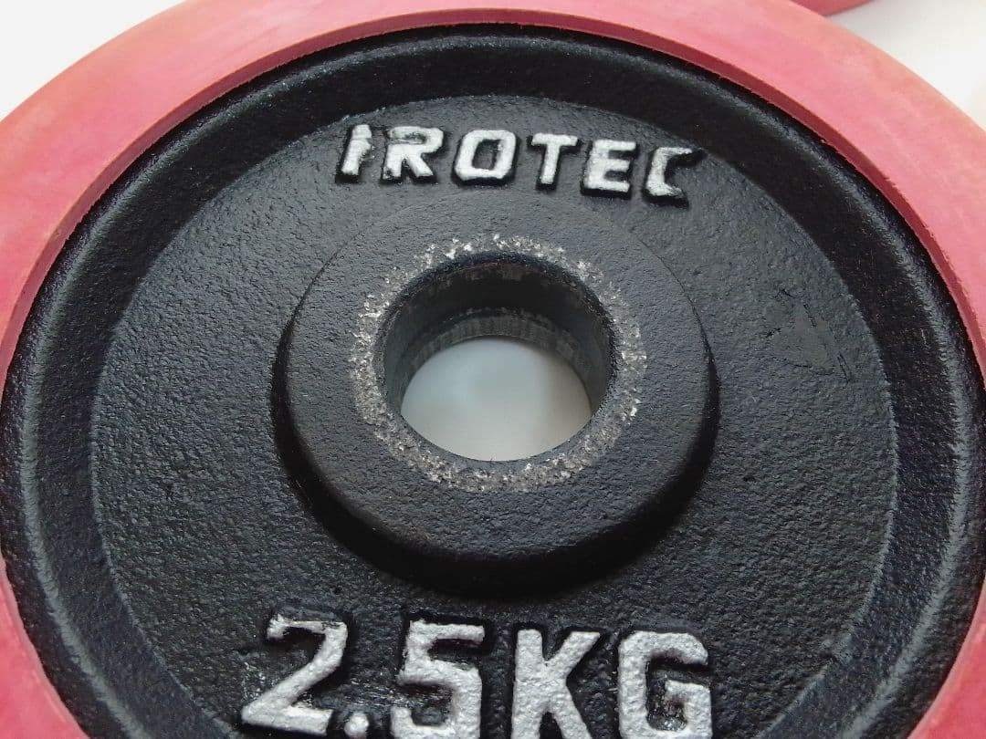 お*つ様 iROTEC ラバー付 ダンベル プレート 約20kg セット アイロ