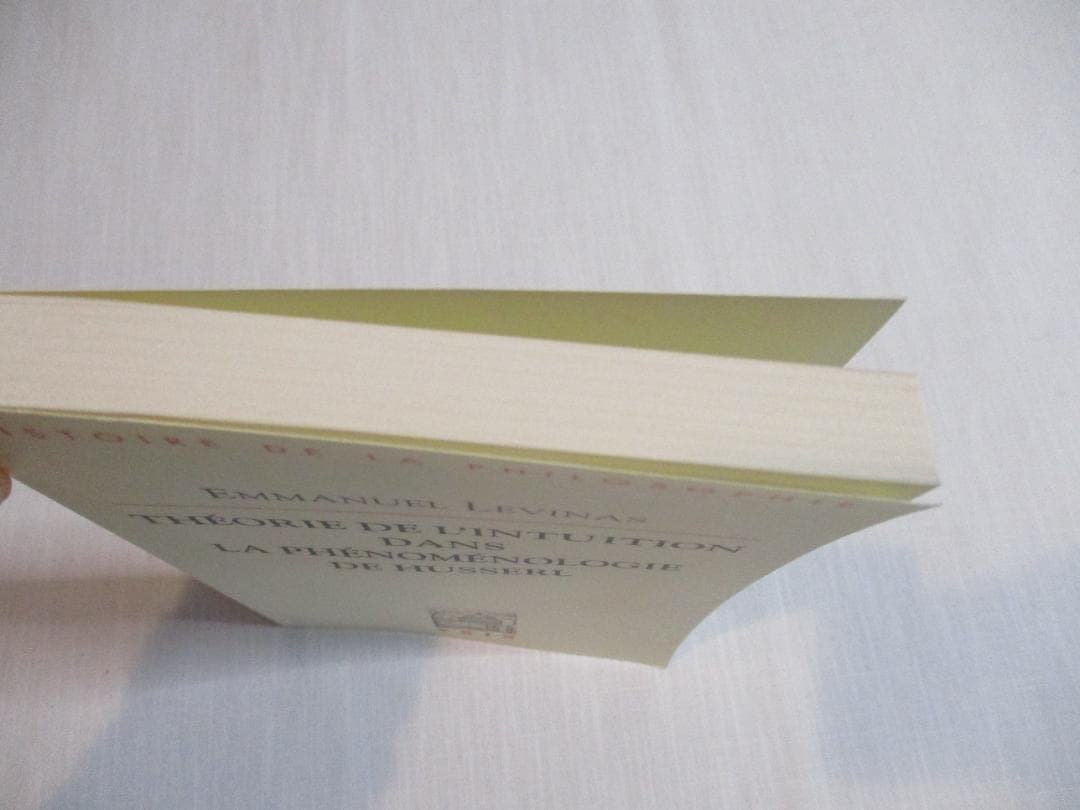 洋書 Emmanuel Levinas Theorie De L'intuition