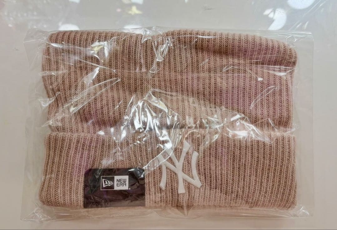 別注　NEWERA CAT EAR KNIT猫耳　ニット帽ピンク