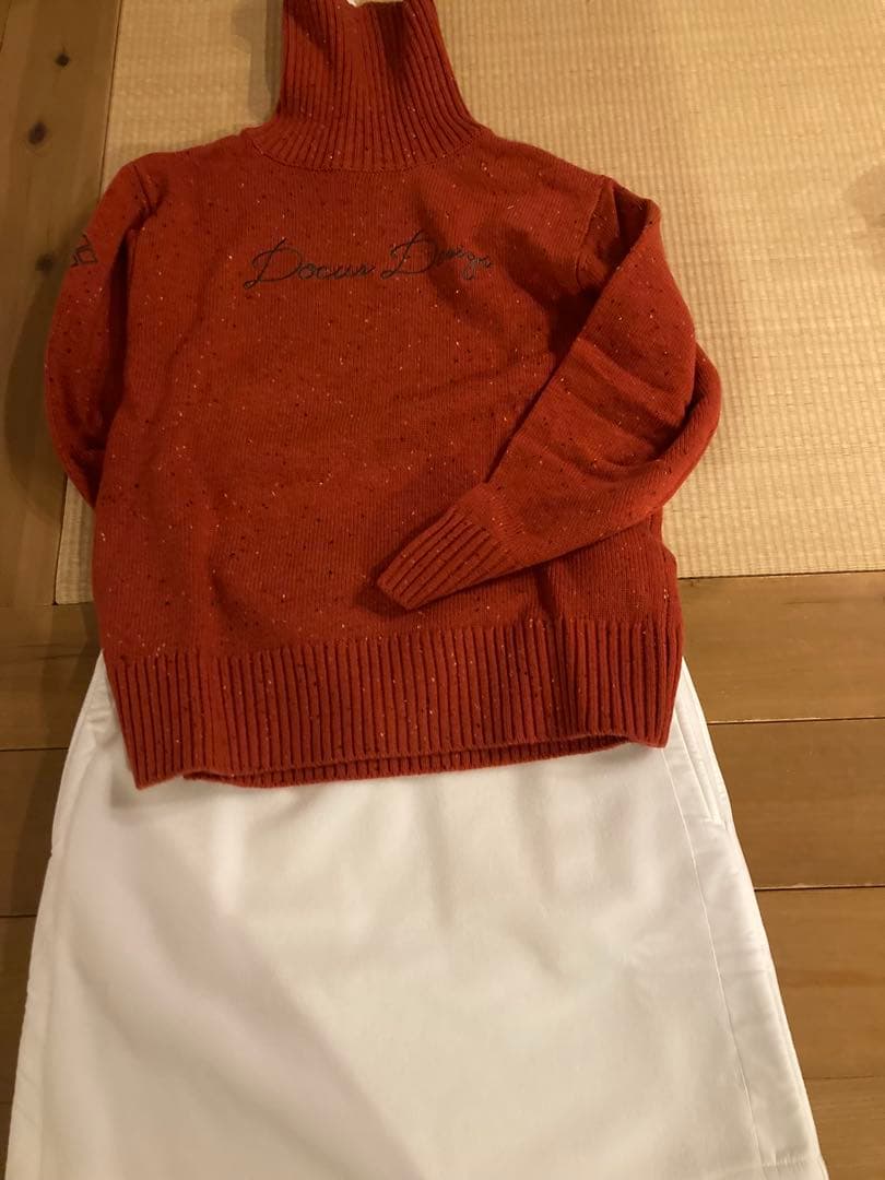 Docus Design タートルネックセーター L and スカートのセット