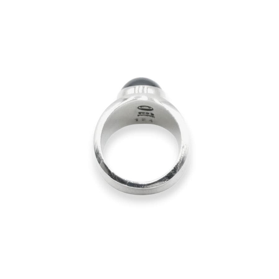 美品 ジョージジェンセン 指輪 ヘマトイト シルバー 8 11-25110748
