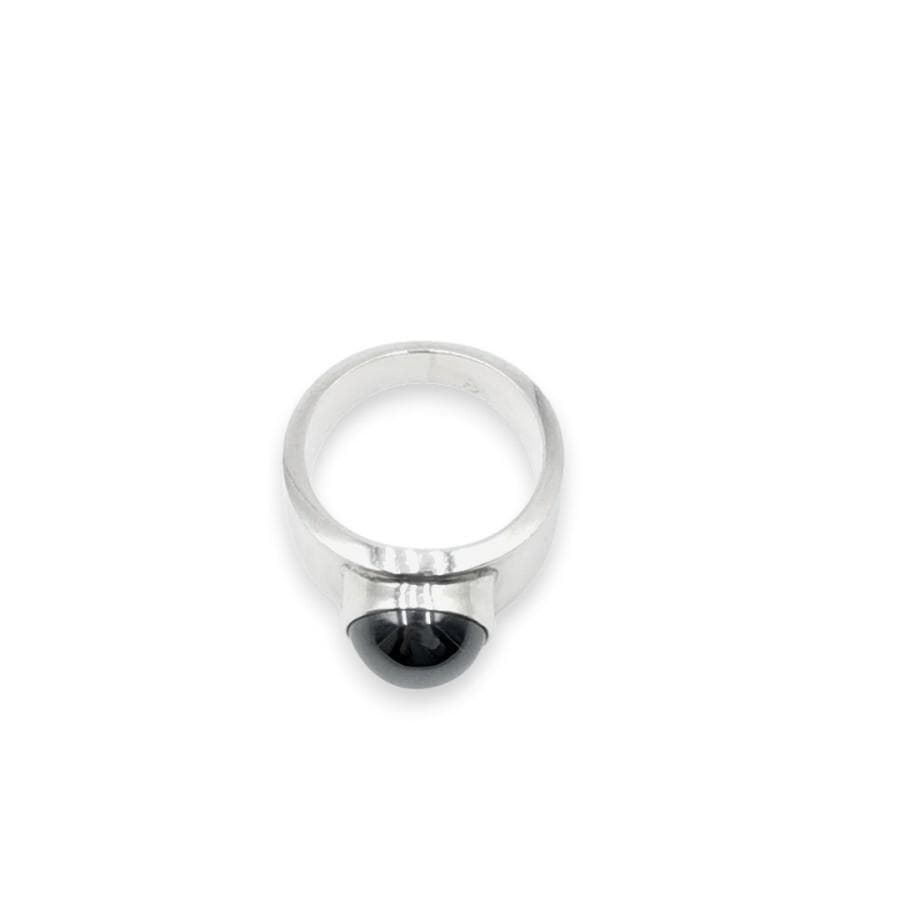 美品 ジョージジェンセン 指輪 ヘマトイト シルバー 8 11-25110748